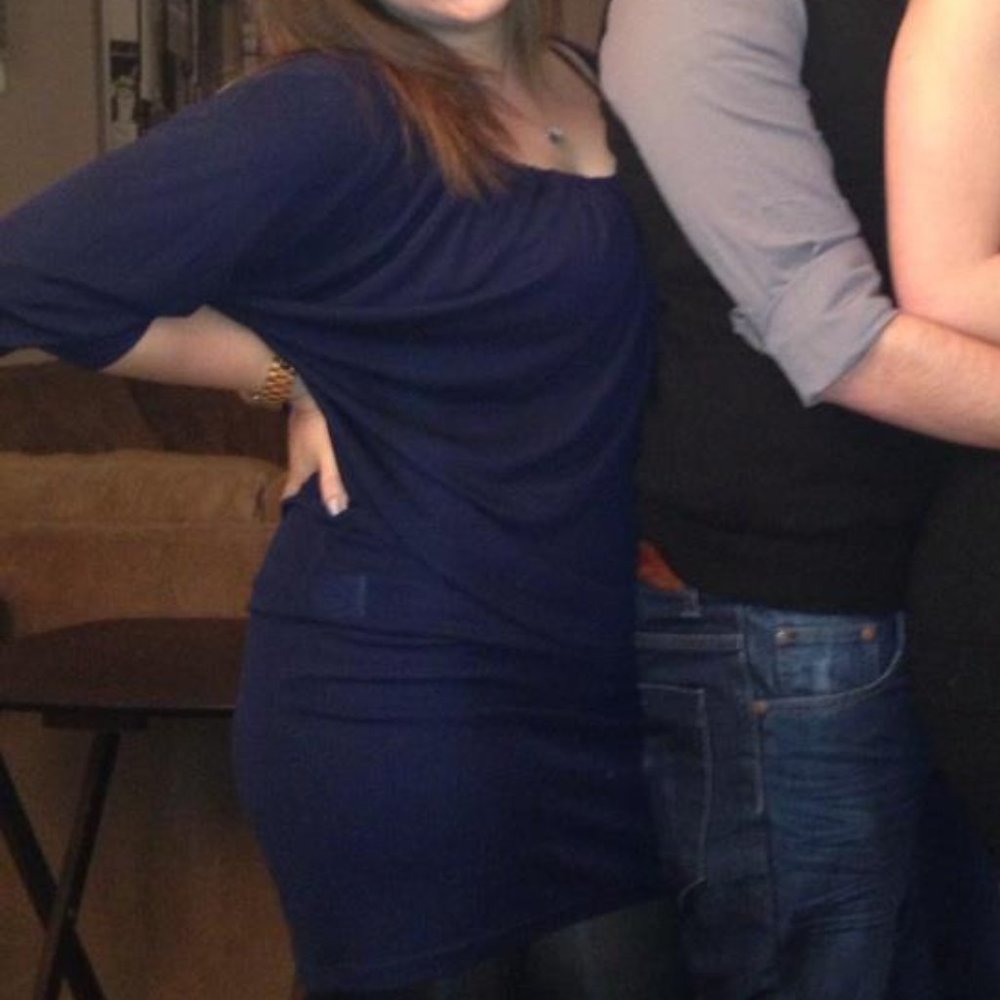 Blue Michael Kors dress